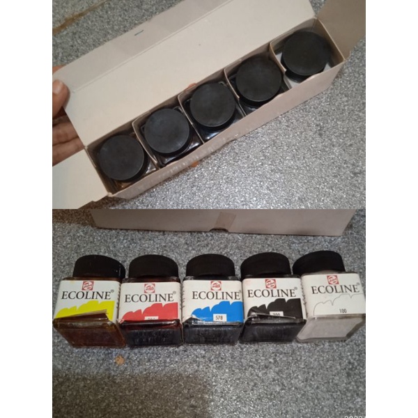 

1 SET CAT AIR ECOLINE ROYAL TALENS primary colors 30ml