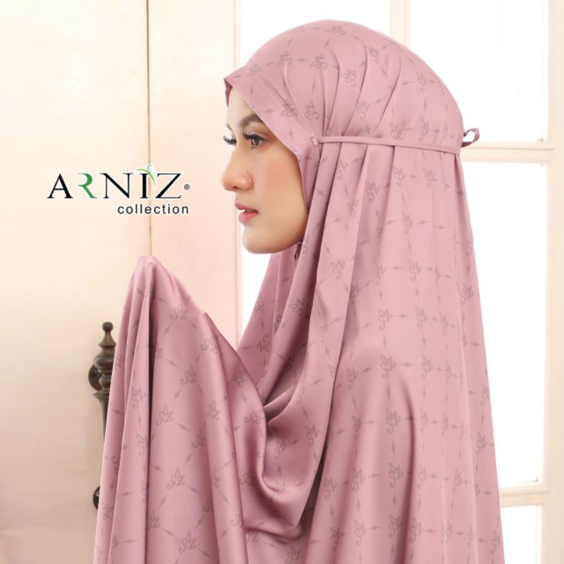 MONOGRAM PRAYER SET MUKENA TELEKUNG BY ARNIZ COLLECTION