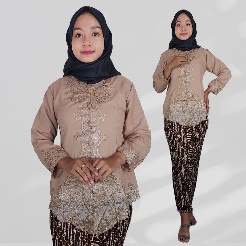 Kebaya Bordir Encim Senada Halusan C - Naira Batik