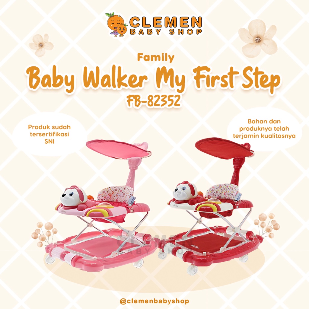 Family Baby Walker My First Step FB-82352