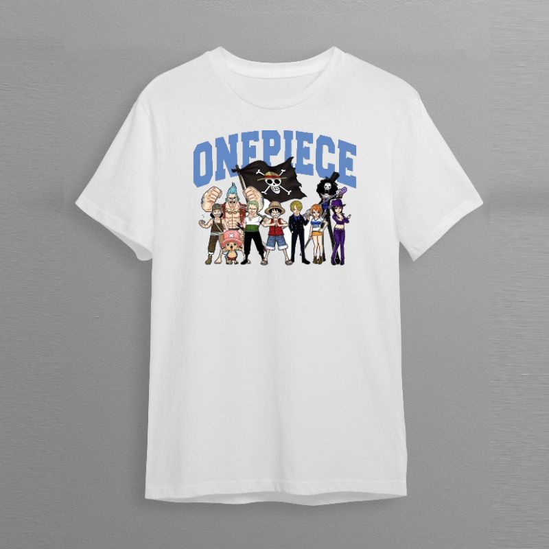Kaos tshirt one piece squad/ kaos monkey d luffy/baju tshirt anime size M-XXXL