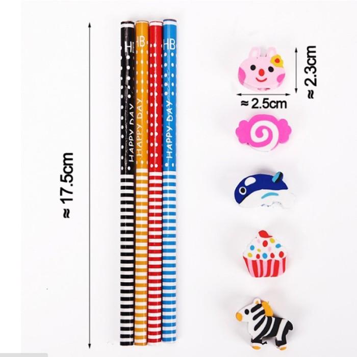 

ME972 10 Pcs Set Pensil Motif Hewan Acak Untuk Alat Tulis Sekolah Anak