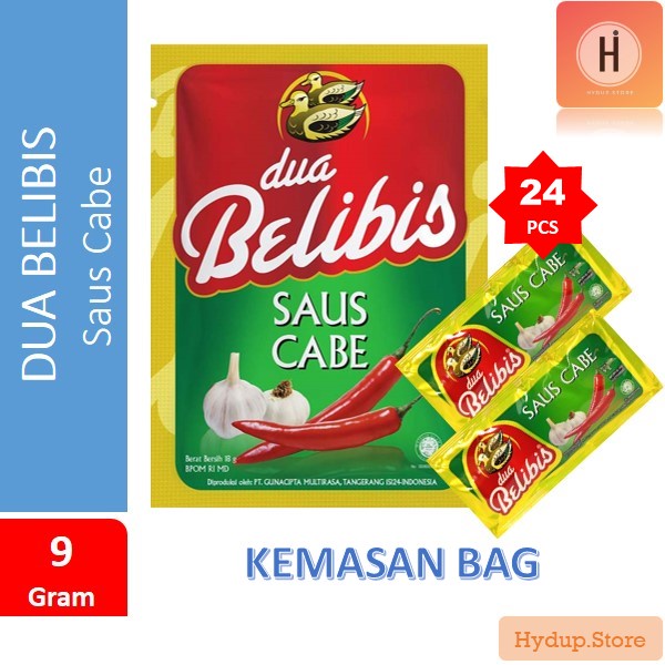 

Dua Belibis Saus Cabe Stik Kantong isi 24 Pcs Kemasan 9 Gram