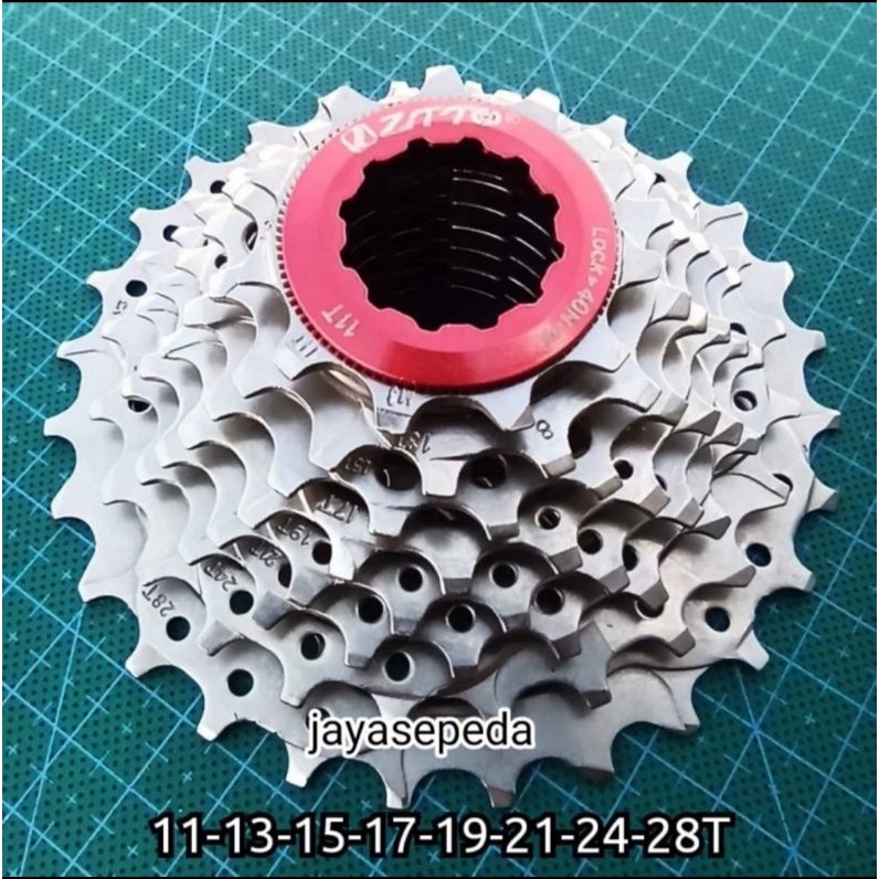 sprocket 8 speed 1-28T ZTTO Cassette sproket Road Bike RB Lipat MTB