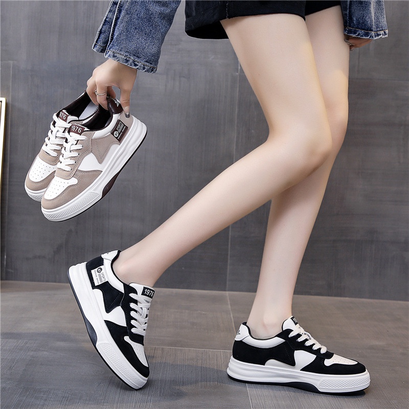 TOPGROSIR LV0212 Sepatu Sneakers Fashion Wanita Import 2TONE/2 Warna