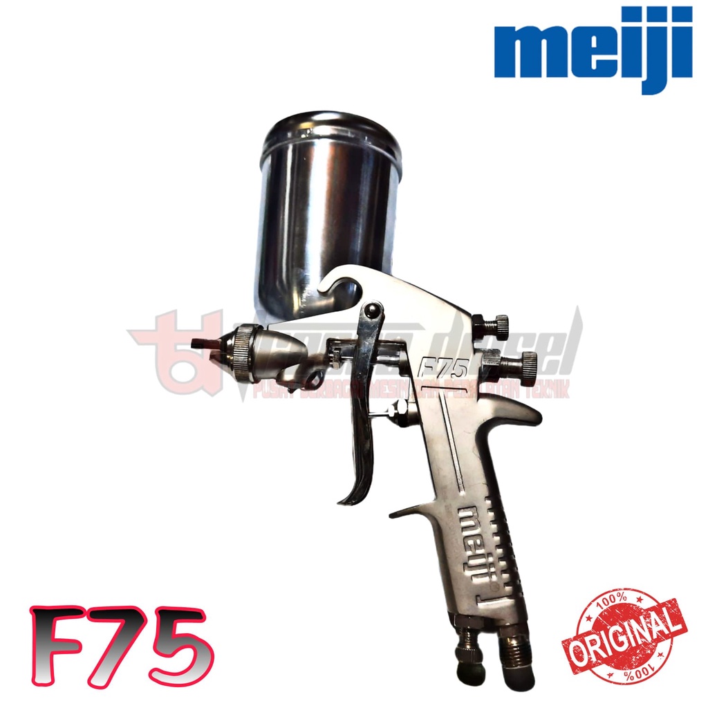 MEIJI Spray gun F75 Premium ORIGINAL Spray Gun Meiji F 75 japan TABUNG ATAS