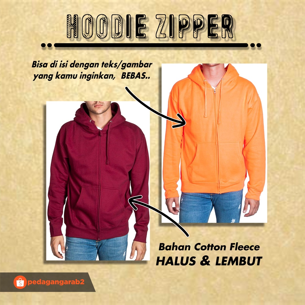 Hoodie Zipper Polos/Custom Cotton Fleece