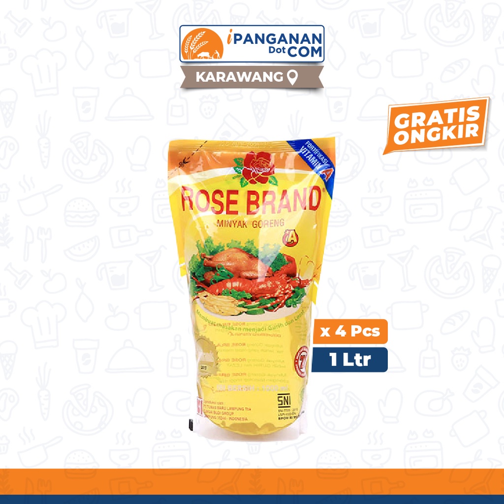 

Minyak Goreng Rose Brand 1 L x 4 Pack [Harga Sudah Termasuk Ongkir] - KWG
