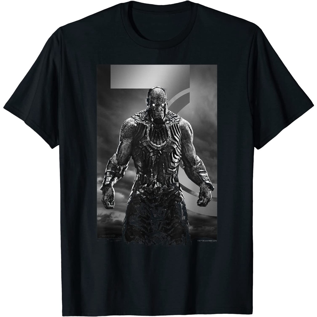 Baju Kaos Dewasa DC Comics Justice League Snyder Cut Darkseid Poster T-Shirt Pakaian Fashion Atasan 