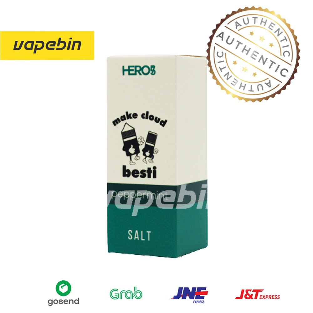 LIQUID BESTI PEPPERMINT SALTNIC - BESTI SALT NIC 30ML - 30MG