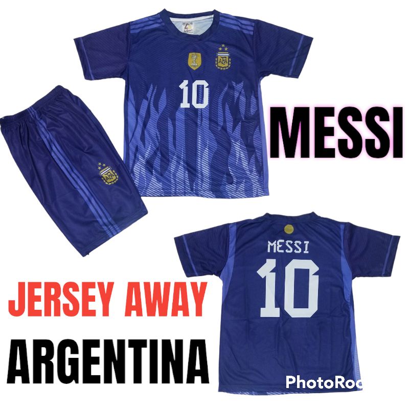 setelan Jersey AC MILAN/SETELAN JERSEY ARGENTINA AWAY/ BAJU PIALA DUNIA PRANCIS//