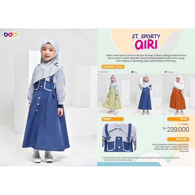 new St sporty airi Bani batuta/gamis anak Bani batuta/gamis Rabbani anak terbaru diskon