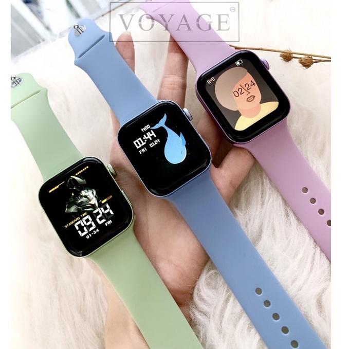 ⇸ Iwo series 7 smartwatch Telefon bluetooth Original 44mm 2021 PRO jam tangan pintar FLAT SCREEN lay