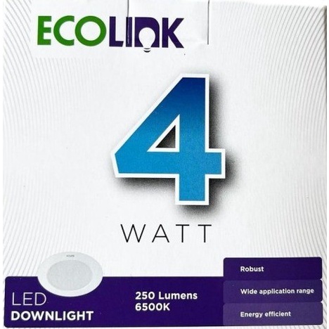 Lampu ECOLINK Downlight Lamp Plafon LED 4W-Putih