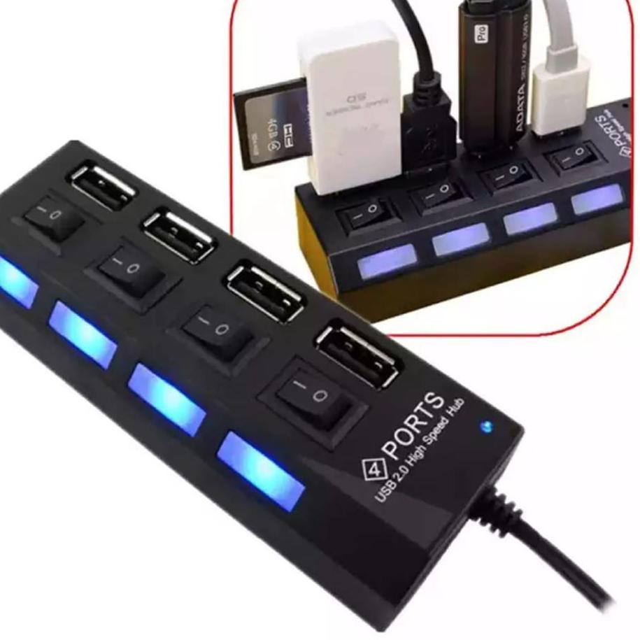 WWA193 Port 4 USB HUB 2.0 Terminal 4 Port USB High Speed Port USB Cabang 4 Port USB Laptop Port USB 
