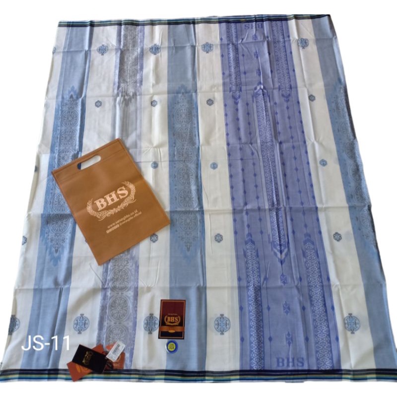 Sarung BHS Classic Jacquard Songket Bronze Putih
