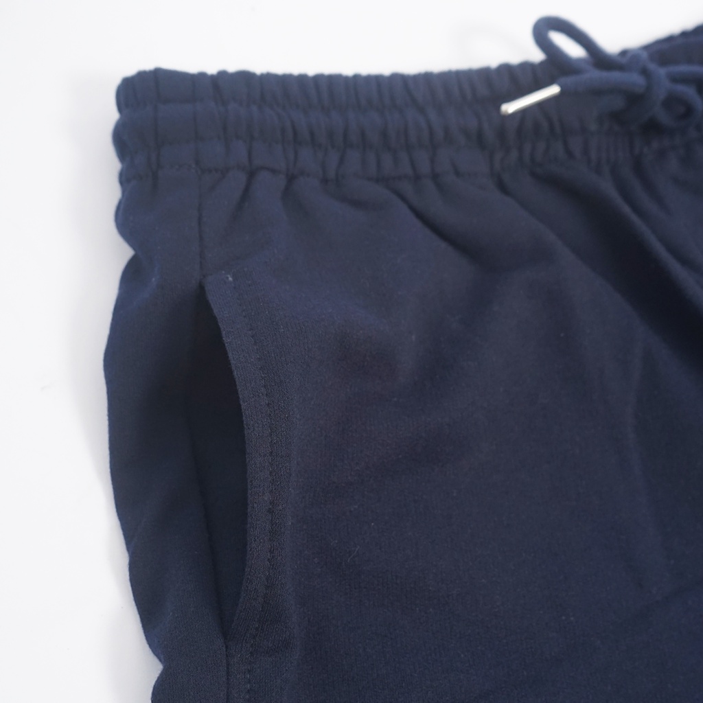 PLAIN Short SweatPants - Navy