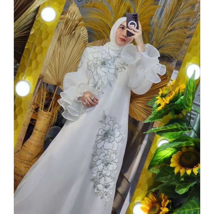 gaun pesta / dress premium/ dress shellasaukia/ gaun turki