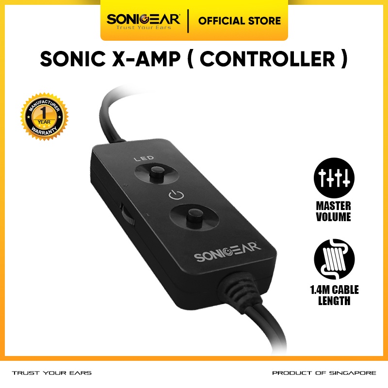 Sonicgear controller Speaker SoundBar BT X AMP