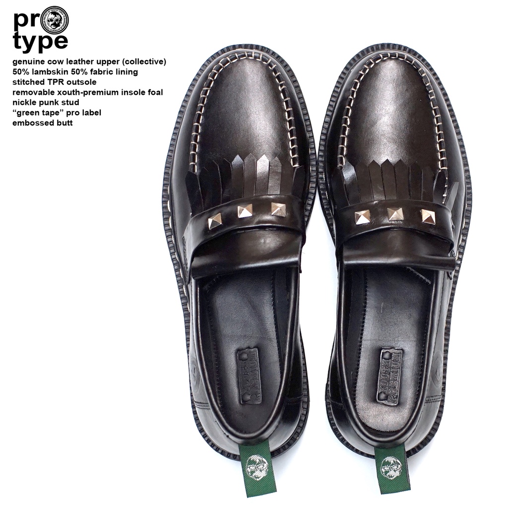 stud vintage black - loafer xouth