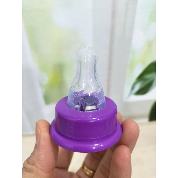 Dot Nipple Untuk Botol Slim Neck Double Katub Baby Safe Berkualitas S M L X L/DOT0M