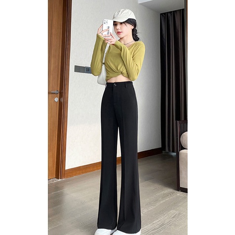 Cutbray Celana Setelan Highwaist Celana Setelan Wanita Korean Celana Kerja Wanita Kekinian