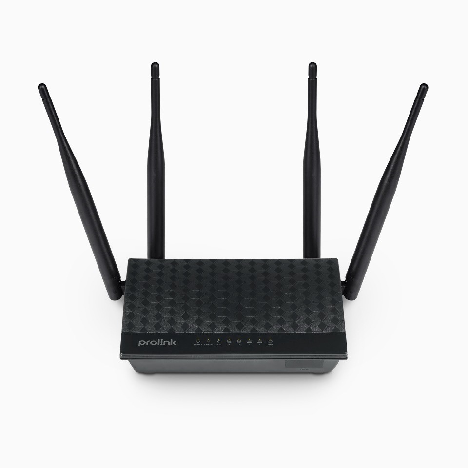 ROUTER PROLINK PRC3801 WIRELESS AC1200 MU-MIMO DUAL BAND New Bergaransi