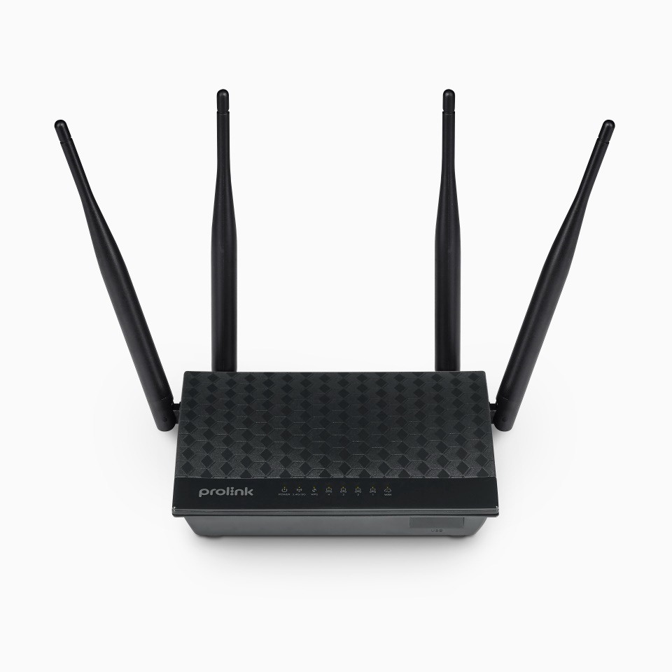 ROUTER PROLINK PRC3801 WIRELESS AC1200 MU-MIMO DUAL BAND New Bergaransi