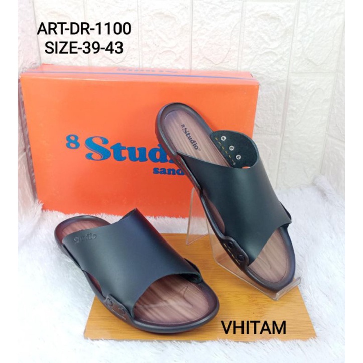 sandal kulit pria 8 studio 1100