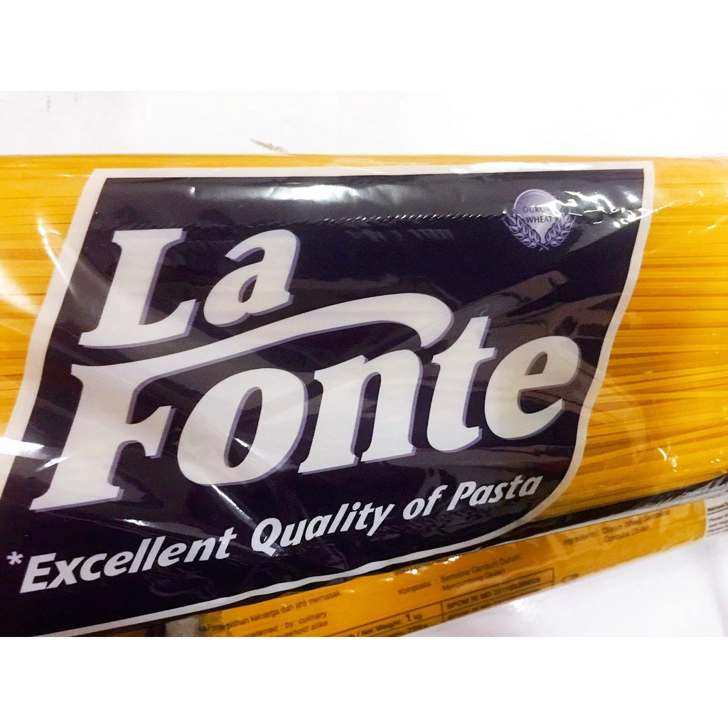

Spaghetti La Fonte Spaghetti no. 11 Tidak Mudah Hancur - Kemasan 1kg
