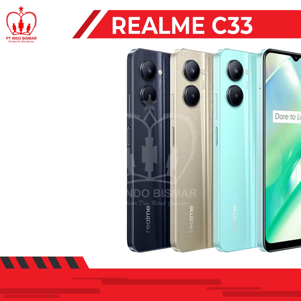 REALME C33 RAM 3GB ROM 32GB SMARTPHONE ANDROID OS