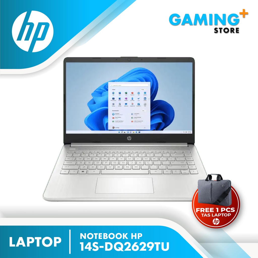 Laptop HP 14S-DQ2629TU Silver i3-1115G4 8GB 512GB-SSD Win+OHS
