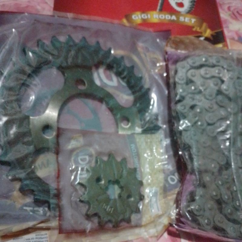 gir set gear set gir paket gir + rantai grand legenda prima