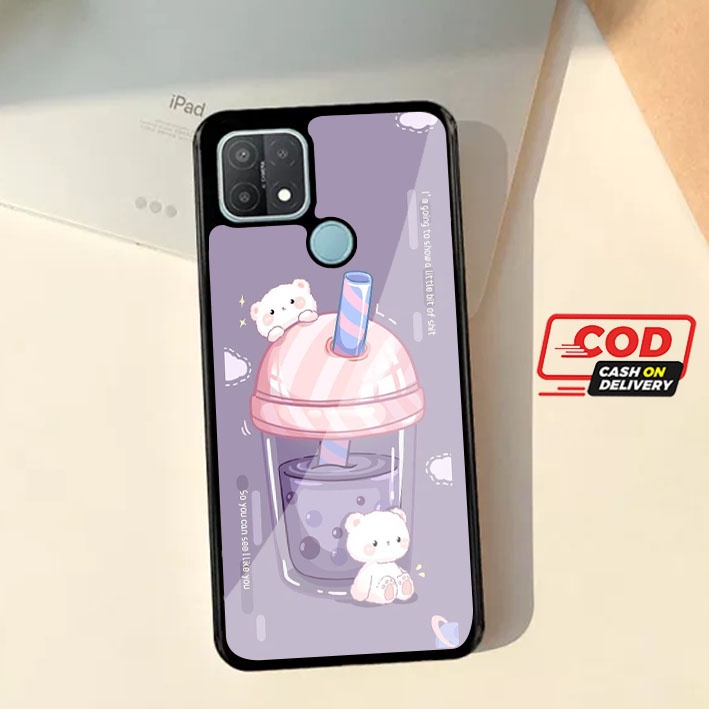 [Viral Case] Casing Glossy Oppo A15 / Oppo A15s - Fashion Case Terbaru - Case Karakter - Case Glossy