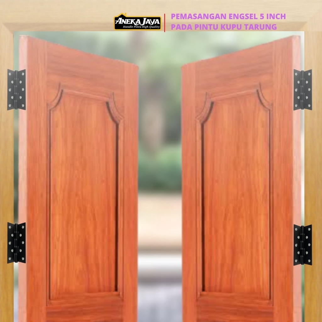 Engsel 5 inch / Engsel lubang 5  - Lubang 4 Engsel Daun pintu Besar &amp; pintu kupu tarung