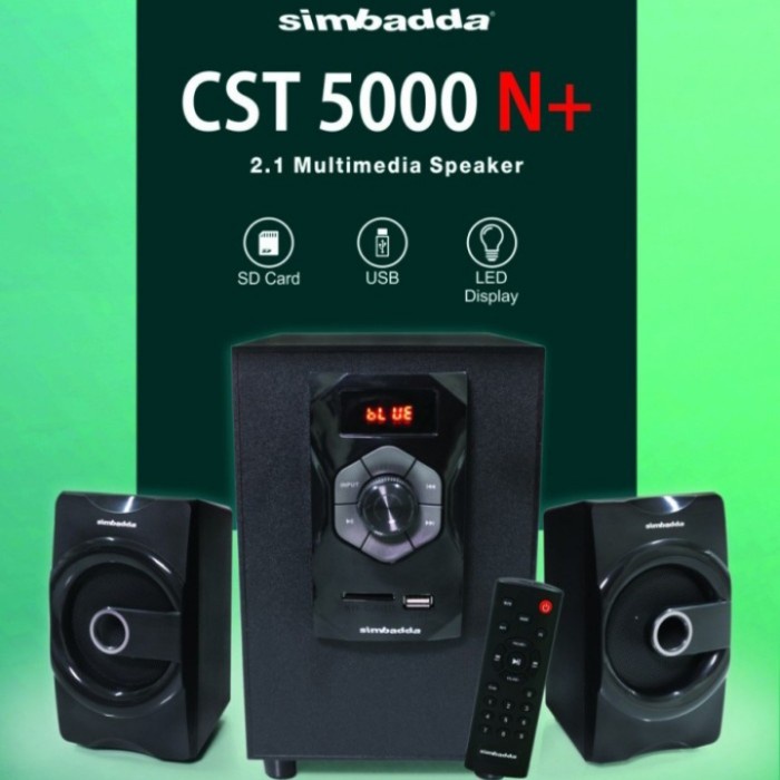 Speaker Cst 5000N+Bluetooth Usb Aux Fm Radio Simbada