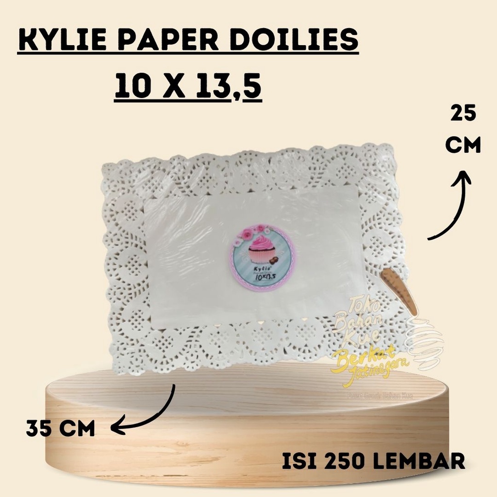 KYLIE PAPER DOILIES / PAPER DOILIES WHITE/ ALAS KUE