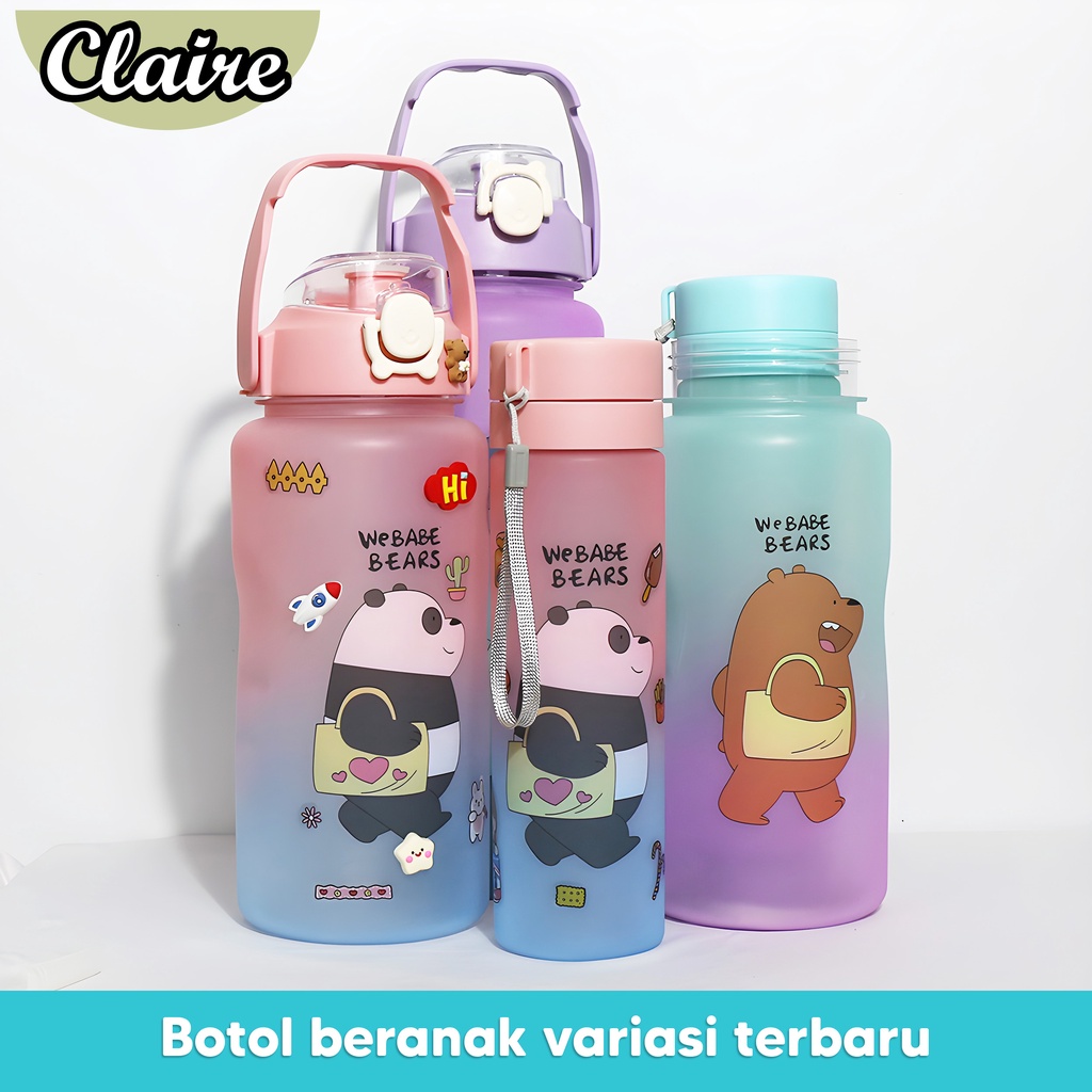 Botol We Babe Bears 2 IN 1 / BOTOL MINUM KARAKTER KAPASITAS 2 LITER