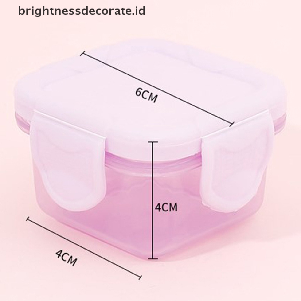 [Birth] Kotak Penyimpanan Mini Lunch Box Fresh Box Portable Kemasan Makanan Anti Bau Kotak [ID]