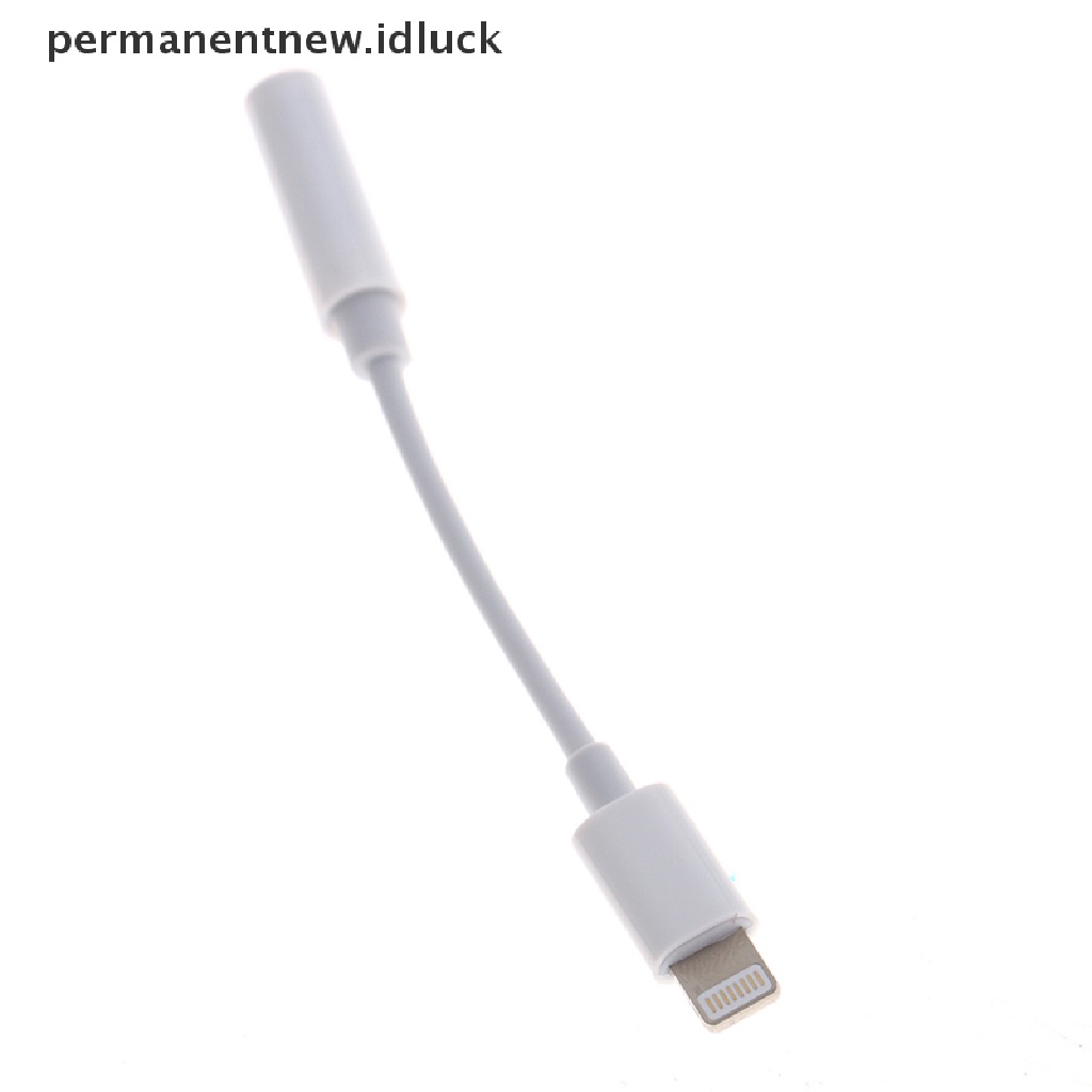 [luckypermanentnew] Kabel Konektor Adapter Konverter Headphone Earphone Jack Audio Untuk iPhone [ID]