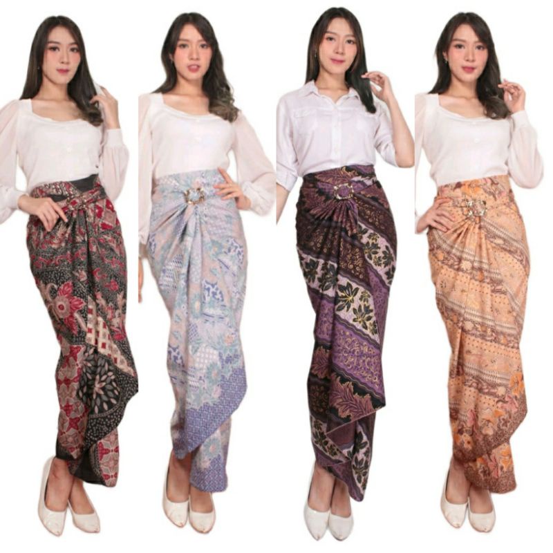 (50 Motif) Rok lilit batik modern motif terbaru / kain batik floral / rok serut batik / Rok Batik Bawahan Kebaya Wisuda Modern / Rok Jarik / Rok Sarung / Kain Batik Viscos / Rok Kondangan/ Kain Batik Murah Couple