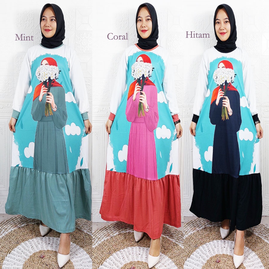 GL FASHION AMIRA DRESS AIRFLOW ELNA MAXY GAMIS