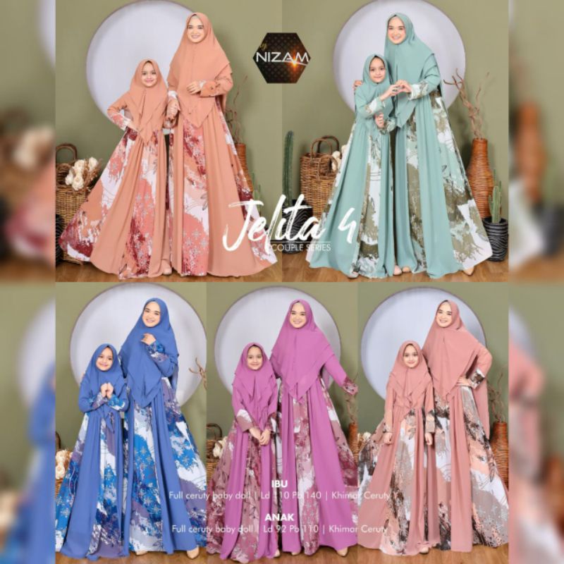 Restock Couple Jelita#4 Syar'i By Nizam