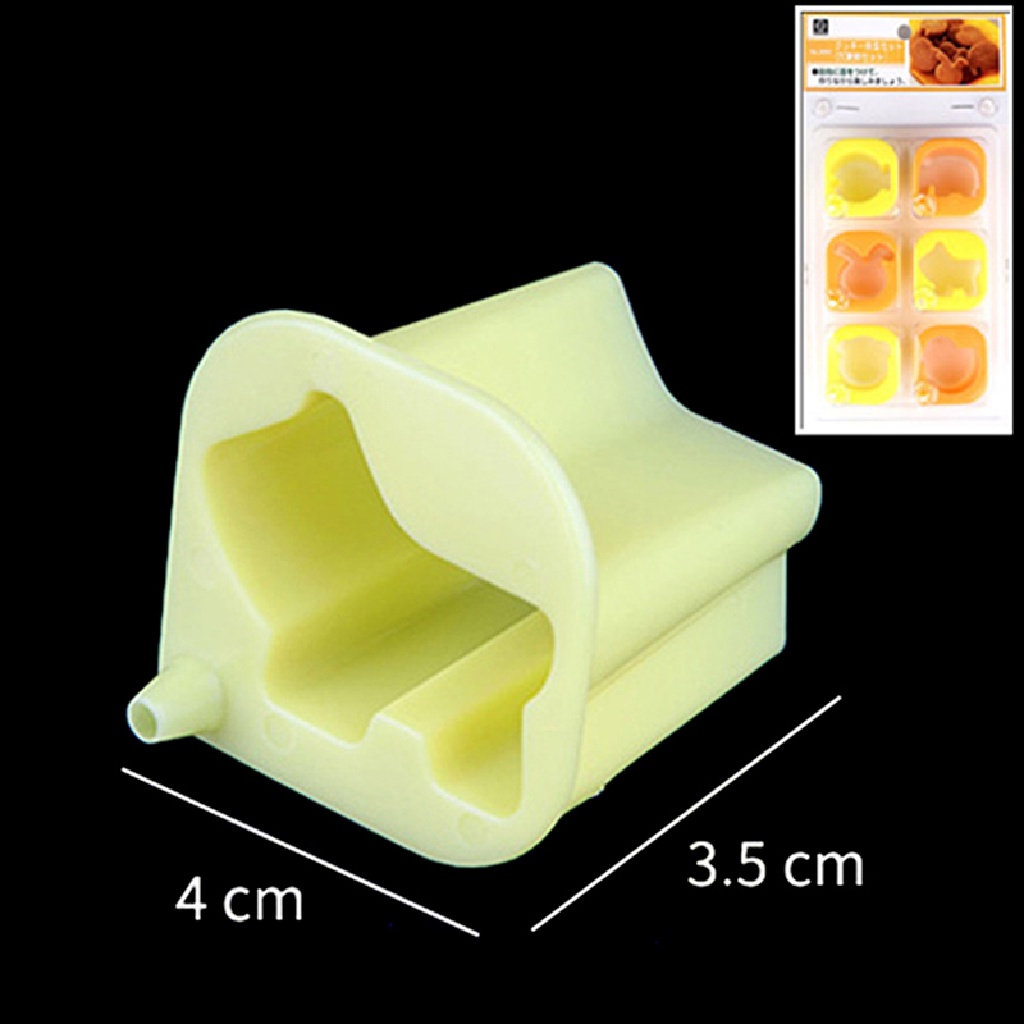 [Birth] 6pcs/set Cookie Cutter Kue Decorag Fondant Alat Pemotong Alat Baking DIY Cetakan [ID]