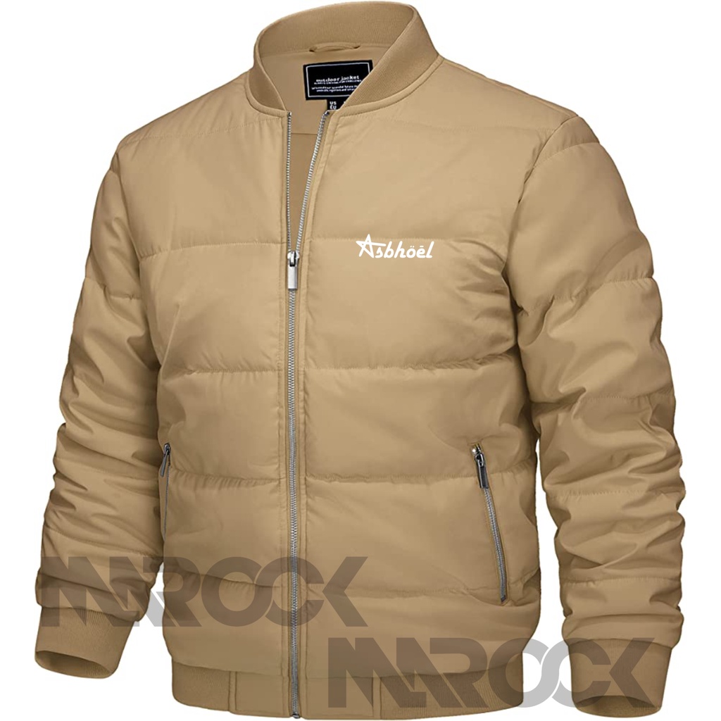 Jaket Bomber Asbhoel  - Jaket Bomber Pria Parasut Waterproof Outdoor