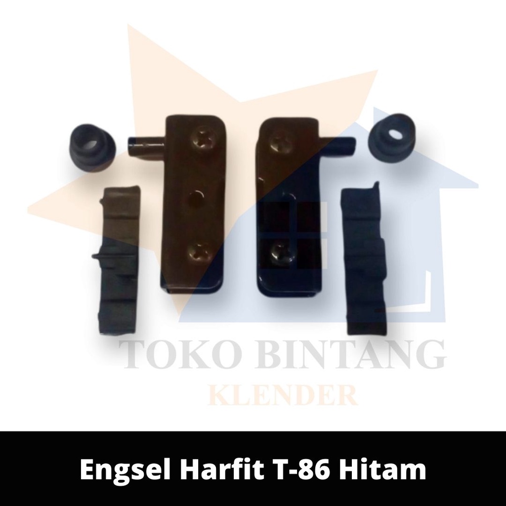 Engsel Harfit T-86 Hitam