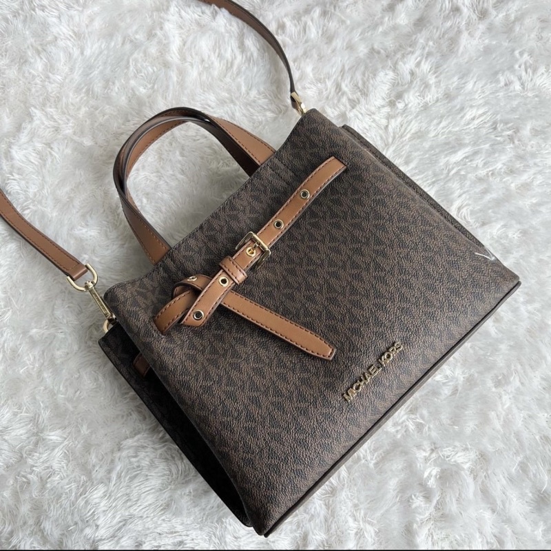 MK Emilia Signature Brown Large ORIGINAL 100%