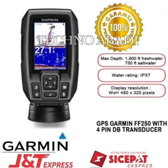 FF250 Garmin FF 250 GPS Fish Finder GARMIN FISHFINDER FF250 ORIGINAL