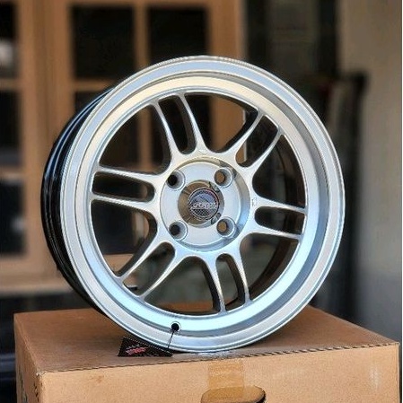 Velg Mobil SSW S165 R15 Lebar 7 ET 41 Pcd 4x100 Hyper Silver Original Thailand