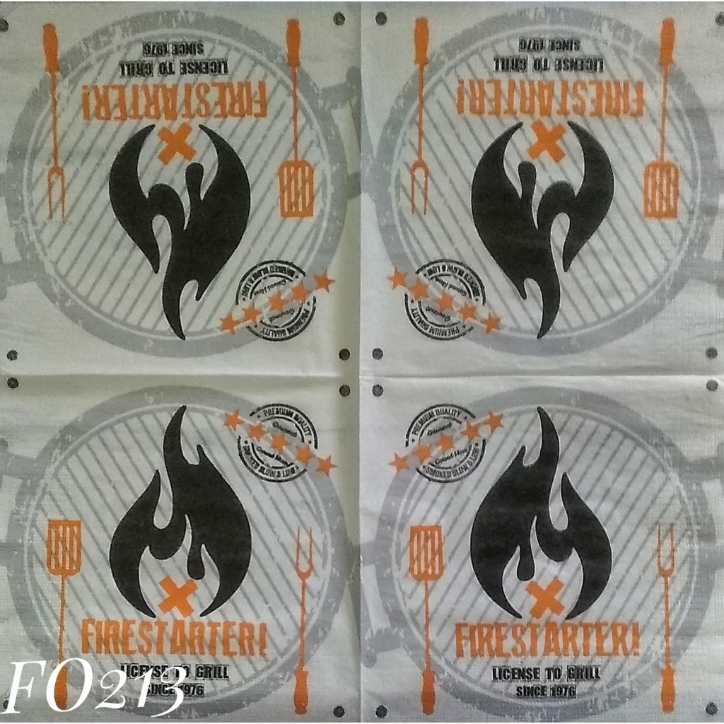 

Napkin Eropa Food FO213/ Tissue Decoupage